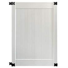 Load image into Gallery viewer, White Vinyl Unassembled Self-Closing Gate Fence 4 W x 6-ft H