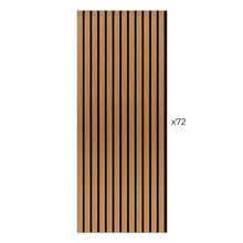 Load image into Gallery viewer, Laminate Slat Acoustic Wall Panels (72-Pack) Yorke 18.90-inch x 46.85-inch
