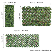 Load image into Gallery viewer, Gardenia Leaf Garden Trellis (2-Pack) 75-in W x 34.25-in H