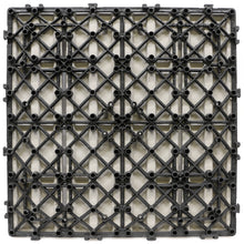 Load image into Gallery viewer, Everhome 12 in. x 12 in. Antique Grey Composite Deck Tiles - 12/Pk
