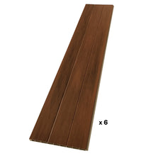 Load image into Gallery viewer, Mangrove Woodgrain Vinyl Fence Panel Kit  6 x 6-ft