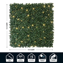 Load image into Gallery viewer, Ficus Artificial Hedge Wall Panel with Lights