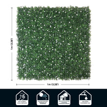 Load image into Gallery viewer, Jasmine Boxwood Artificial Hedge Wall Panel