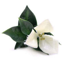 Load image into Gallery viewer, Bougainvillea White Flowers Garland with Lights 6-ft