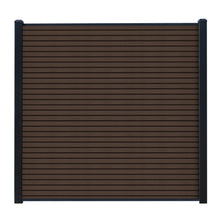 Load image into Gallery viewer, Fluted Boards (12pk) - Milton Brown - Co-Extruded Composite Fence Panel