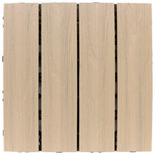 Load image into Gallery viewer, Everhome 12 in. x 12 in. Almond Co-Extruded Tiles - 12/Pk