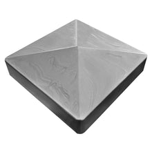Load image into Gallery viewer, Woodgrain Misty Grey Fence Post 5-in x 5-in x 8-ft