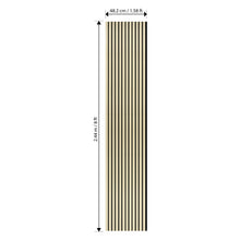 Load image into Gallery viewer, Laminate Slat Acoustic Wall Panels (80-Pack) Cartier 18.90-inch x 96-inch
