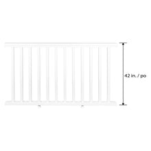 Load image into Gallery viewer, Outdoor Railing 3.5-ft x 6-ft - White Vinyl (single)