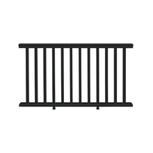 Load image into Gallery viewer, Outdoor Railing 3.5-ft x 6-ft - Black Vinyl (single)