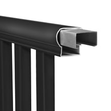 Load image into Gallery viewer, Outdoor Railing 3.5-ft x 6-ft - Black Vinyl (single)