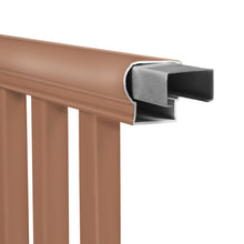 Load image into Gallery viewer, Outdoor Railing 3.5-ft x 6-ft - Brown Vinyl (single)