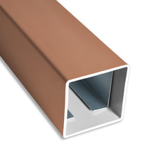 Load image into Gallery viewer, Outdoor Railing Post 3.7-ft - Brown Vinyl (single)