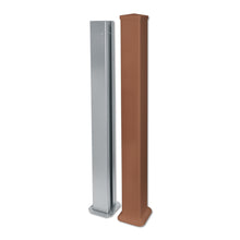 Load image into Gallery viewer, Outdoor Railing Post 3.7-ft - Brown Vinyl (single)