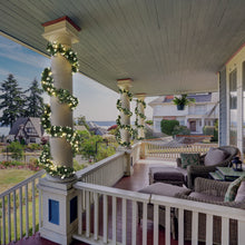 Load image into Gallery viewer, Bougainvillea White Flowers Garland with Lights 6-ft