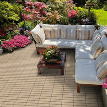 Load image into Gallery viewer, Everhome 12 in. x 12 in. Almond Co-Extruded Tiles - 12/Pk