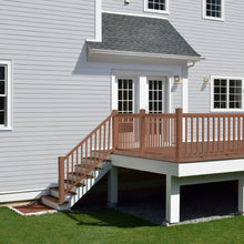 Load image into Gallery viewer, Outdoor Railing Stair 3.5-ft x 6-ft - Brown Vinyl (single)