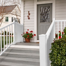 Load image into Gallery viewer, Outdoor Railing Post 3.7-ft - White Vinyl (single)
