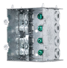 Load image into Gallery viewer, everhome Double Gang Metal Device Box Steel 3 x 3.75 x 2.5 in - Contractor 30-Pack
