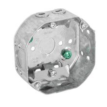 Load image into Gallery viewer, everhome Octagonal Metal Device Box Steel 4 x 4 x 1.5-in - Contractor 30-Pack