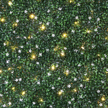 Load image into Gallery viewer, Jasmine Boxwood Artificial Hedge Wall Panel with Lights