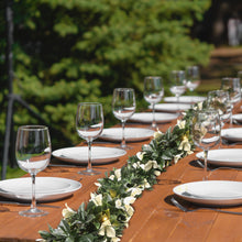 Load image into Gallery viewer, Bougainvillea White Flowers Garland with Lights 6-ft