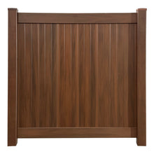 Load image into Gallery viewer, Mangrove Woodgrain Vinyl Fence Panel Kit  6 x 6-ft