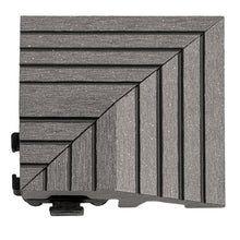 Load image into Gallery viewer, everhome 3 x 3-in Ash Composite Deck Tile Corner Trim 4/Pack
