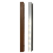 Load image into Gallery viewer, Mangrove Woodgrain Vinyl Fence Post with Aluminum Insert 8-ft
