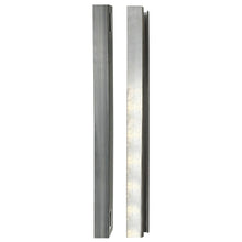 Load image into Gallery viewer, Misty Gray Woodgrain Vinyl Fence Post with Aluminum Insert  8-ft