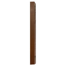 Load image into Gallery viewer, Mangrove Woodgrain Vinyl Fence Post with Aluminum Insert 8-ft