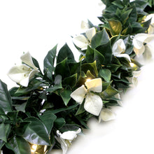 Charger l&#39;image dans la galerie, Bougainvillea White Flowers Garland with Lights 6-ft
