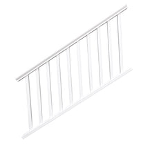 Load image into Gallery viewer, White Vinyl Railing Stair Kit 3-ft x 6-ft
