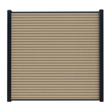 Load image into Gallery viewer, Fluted Boards (12pk) - Brighton Sand - Co-Extruded Composite Fence Panel

