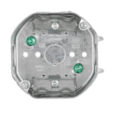 Load image into Gallery viewer, everhome Octagonal Metal Device Box Steel 4 x 4 x 1.5-in - Contractor 30-Pack
