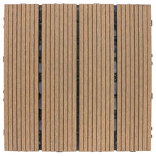 Charger l&#39;image dans la galerie, Everhome 12 in. x 12 in. Pecan Composite Deck Tiles - 12/Pk
