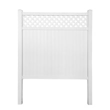 Load image into Gallery viewer, White Vinyl Unassembled 6 x 6-ft Lattice Fence Panel
