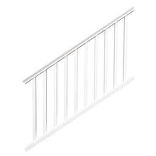 Load image into Gallery viewer, Outdoor Railing Stair 3.5-ft x 6-ft - White Vinyl (single)
