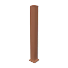 Load image into Gallery viewer, Outdoor Railing Post 3.7-ft - Brown Vinyl (single)
