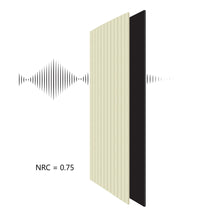 Load image into Gallery viewer, Laminate Slat Acoustic Wall Panels (72-Pack) Cartier 18.90-inch x 46.85-inch
