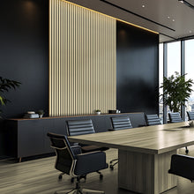Load image into Gallery viewer, Laminate Slat Acoustic Wall Panels (72-Pack) Cartier 18.90-inch x 46.85-inch
