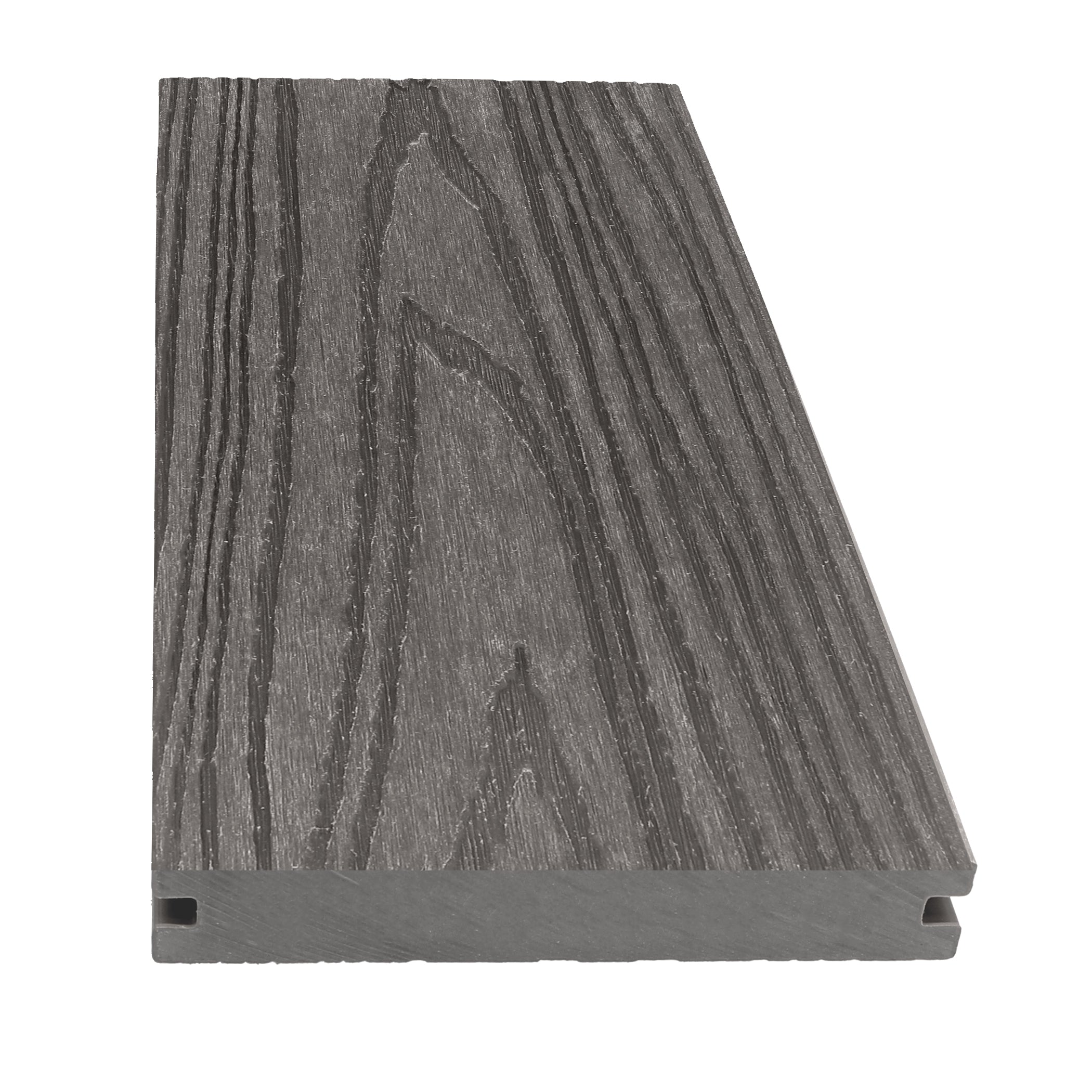 Graphite Oak Solid Core Composite Deck Planks - 32 Box/Pallet 8-ft ...