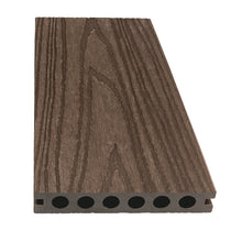 Load image into Gallery viewer, Pecan Brown Tunnel Core Composite Deck Planks - 4/Pack 8-ft
