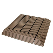 Load image into Gallery viewer, everhome 3 x 12-in Walnut Composite Deck Tile Edge Trim 4/Pack
