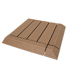 Load image into Gallery viewer, everhome 3 x 3-in Pecan Composite Deck Tile Corner Trim 4/Pack
