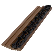 Load image into Gallery viewer, everhome 3 x 12-in Pecan Composite Deck Tile Edge Trim 4/Pack
