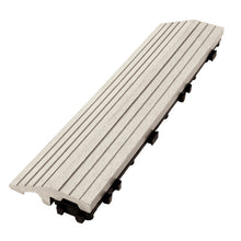 Load image into Gallery viewer, everhome 3 x 12-in Antique Gray Composite Deck Tile Edge Trim 4/Pack

