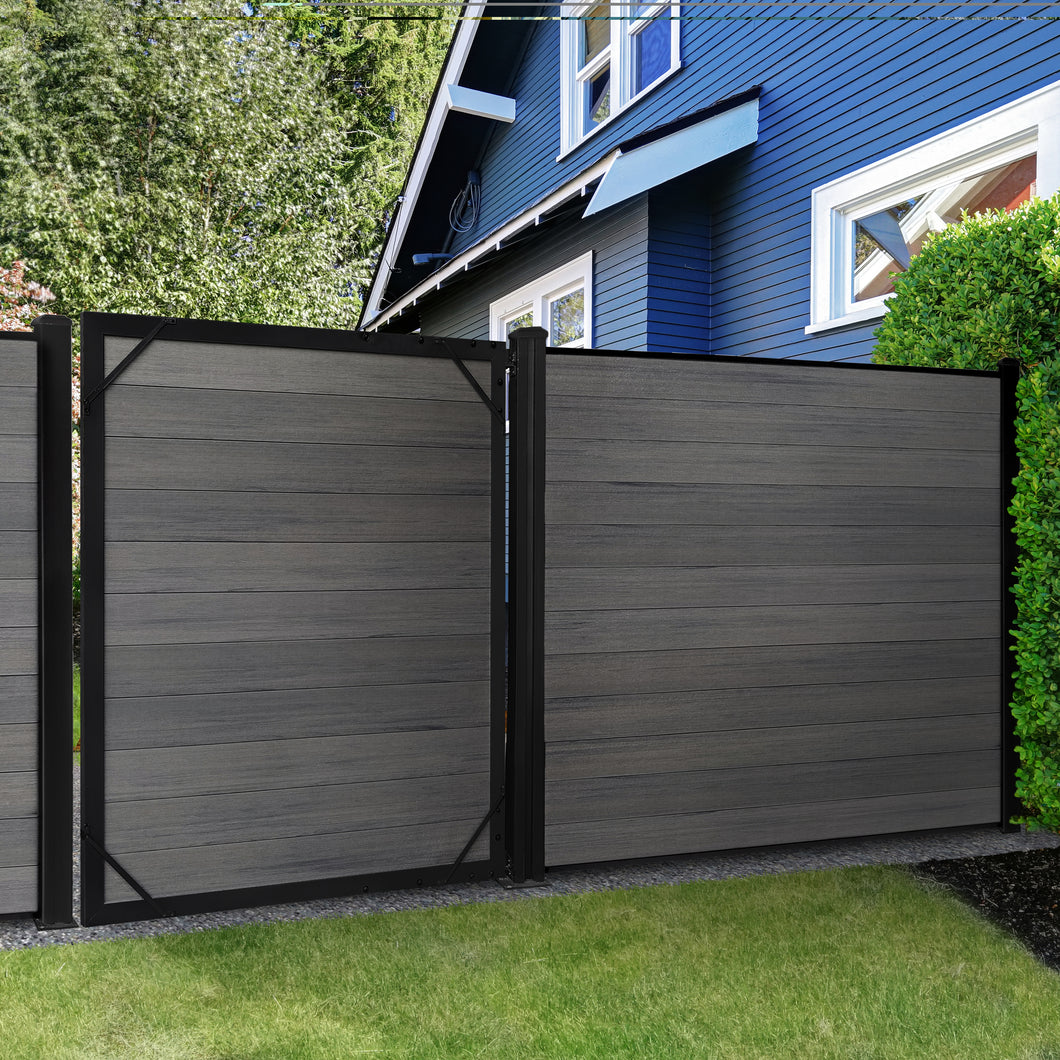 Self-Closing Gate Frame Kit for Composite Fence